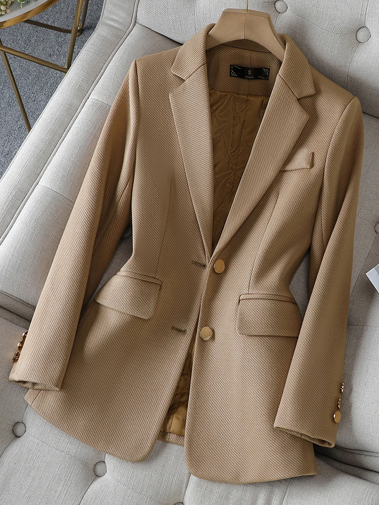 Women'S Green Formal Wear - Moda Bayanlar Blazer Kadın Yeşil Siyah