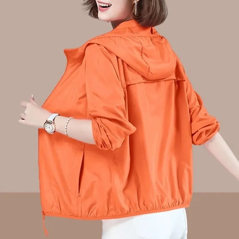 Large Women'S Formal Wear - Güneş Kremli Kadın Ceket, Yazlık İnce