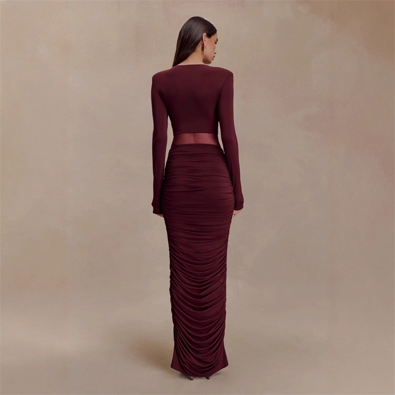 Bordo Siyah Kadın Balo Elbise  - Women Formal Wear Black incelemesi ve fiyatı