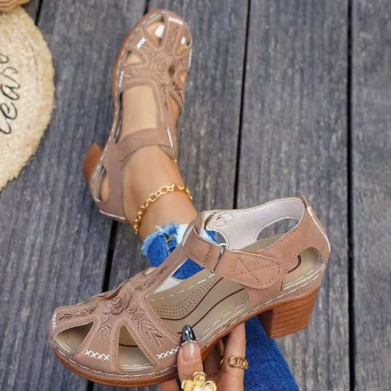 Kadın Sandaletleri Orta Blok T - Formal Women Daily Wear Footwear incelemesi ve fiyatı