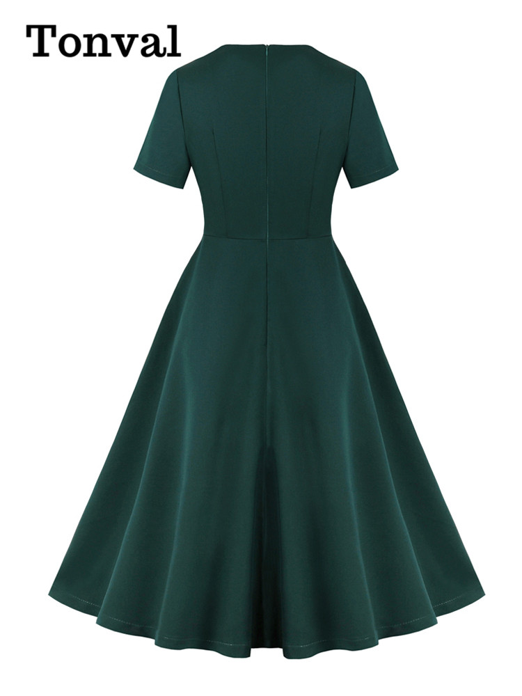 Tonval Sevgiliye Boyun Dantell - Women'S Green Formal Wear incelemesi ve fiyatı