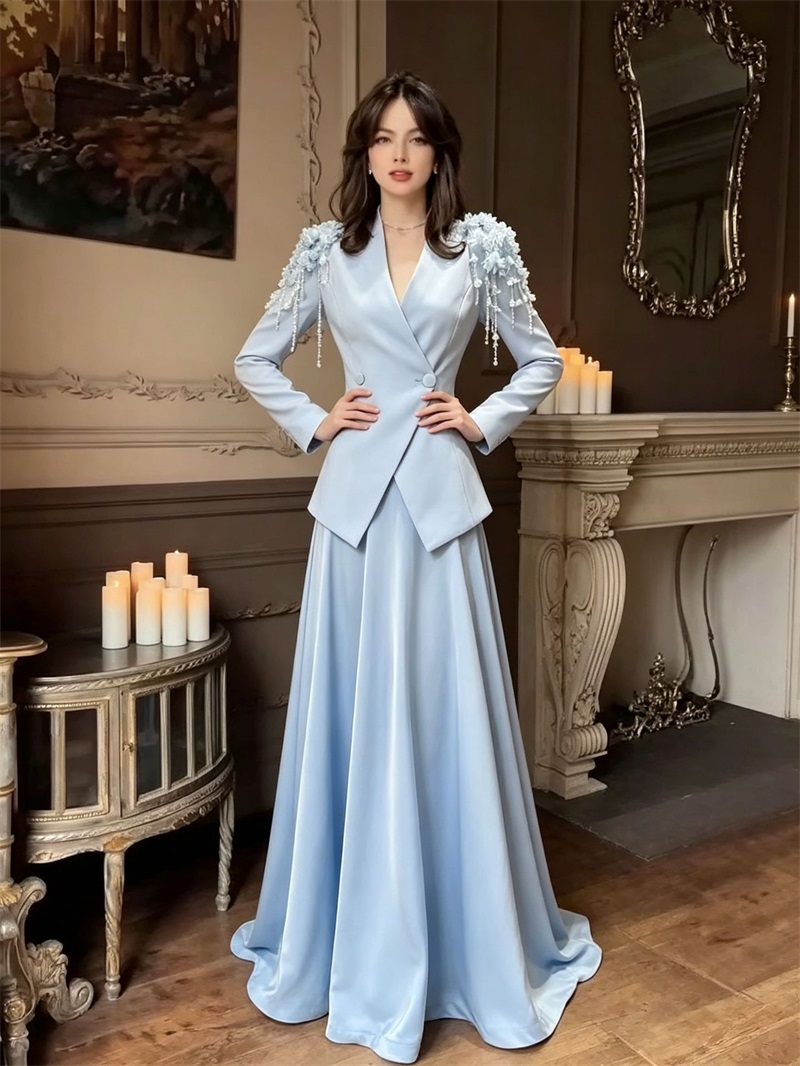 Bej Kadın Takım Etek Seti 2 Pa - Women'S Formal Wear For A Wedding incelemesi ve fiyatı