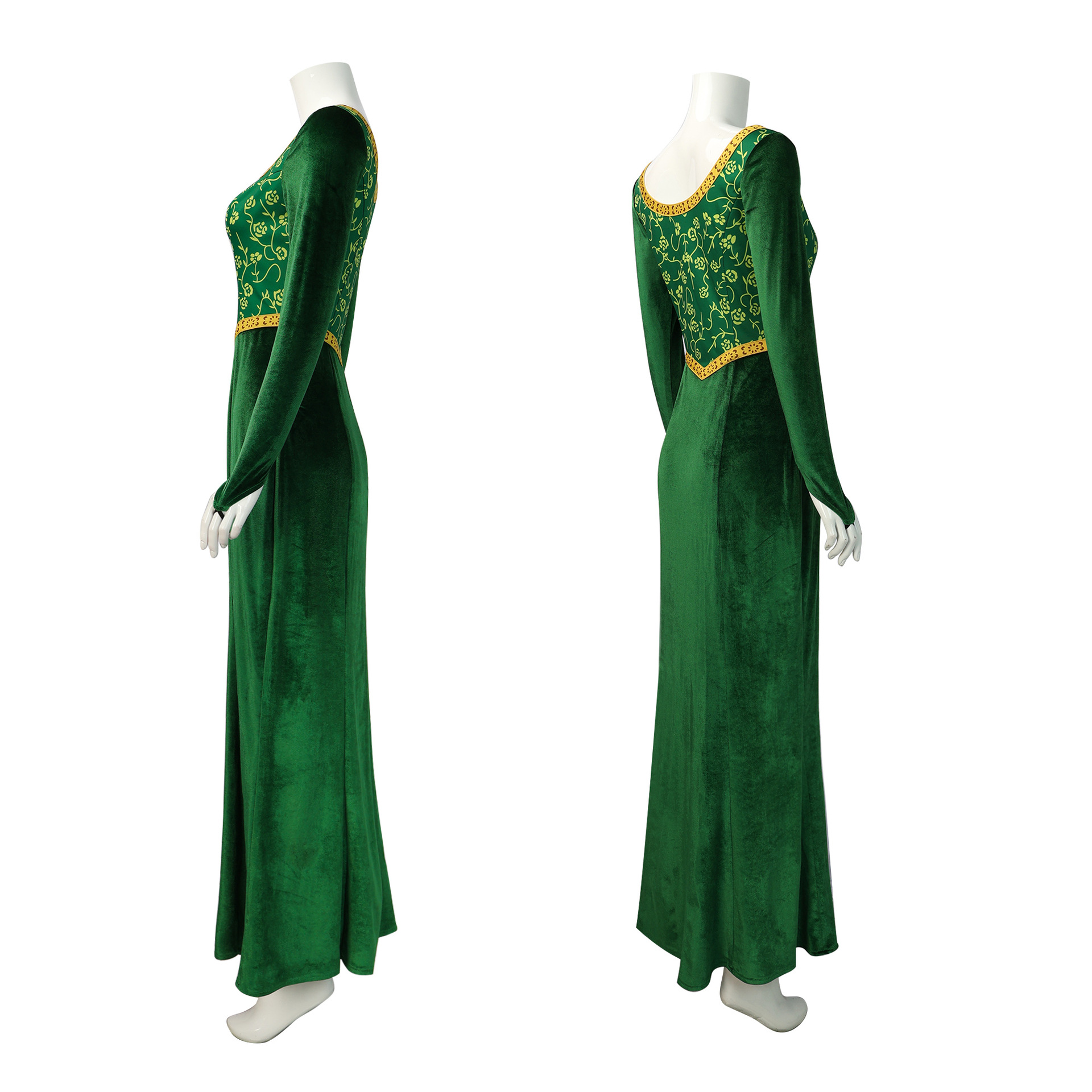 Yeni Canavar Shrek Cosplay Fio - Women'S Green Formal Wear incelemesi ve fiyatı