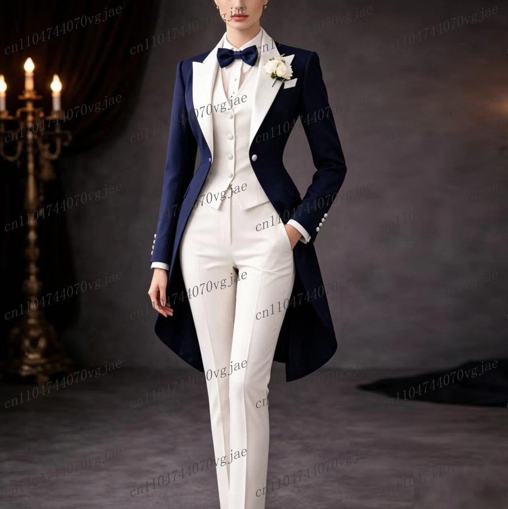 Lacivert Beyaz Uzun Kadın Takı - Women'S Formal Wear For Girls incelemesi ve fiyatı