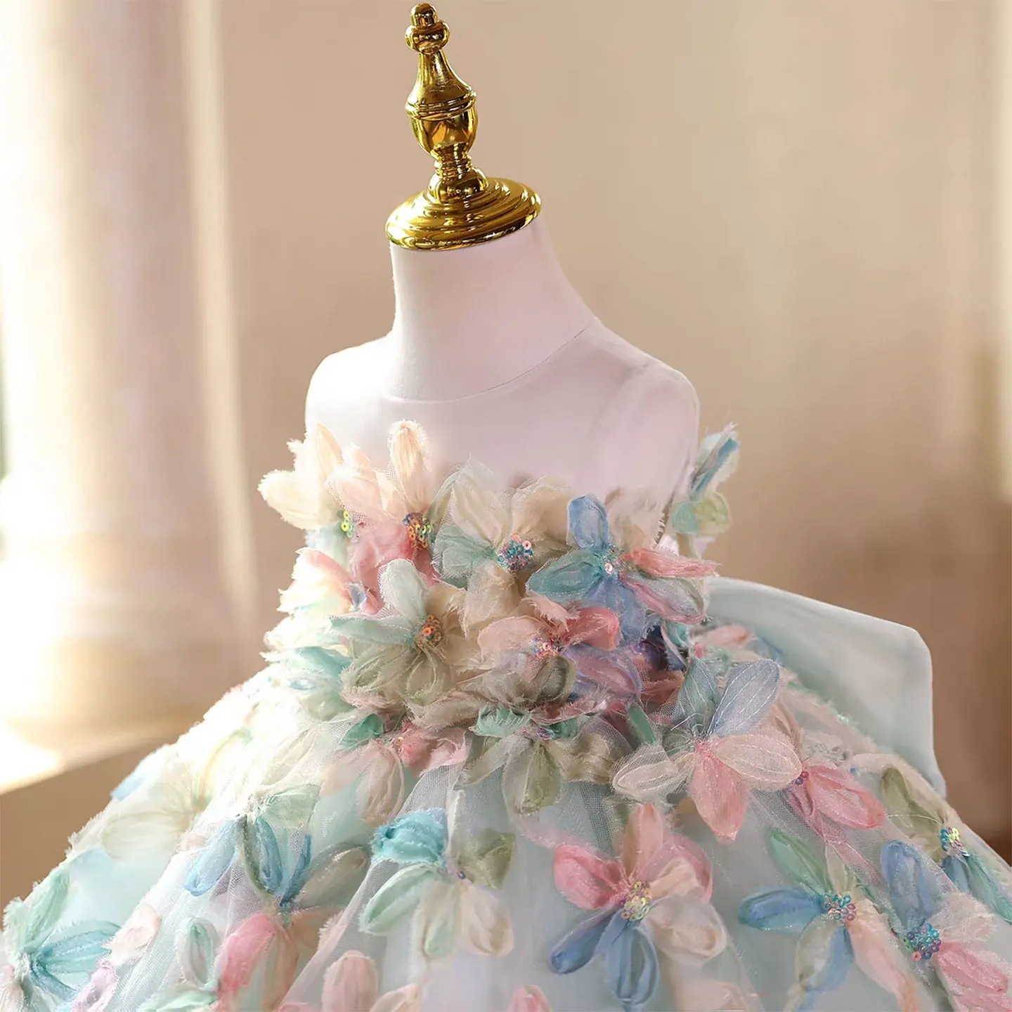 Lüks Çiçekli Kız Prenses Elbis - Women'S Formal Wear For Girls incelemesi ve fiyatı