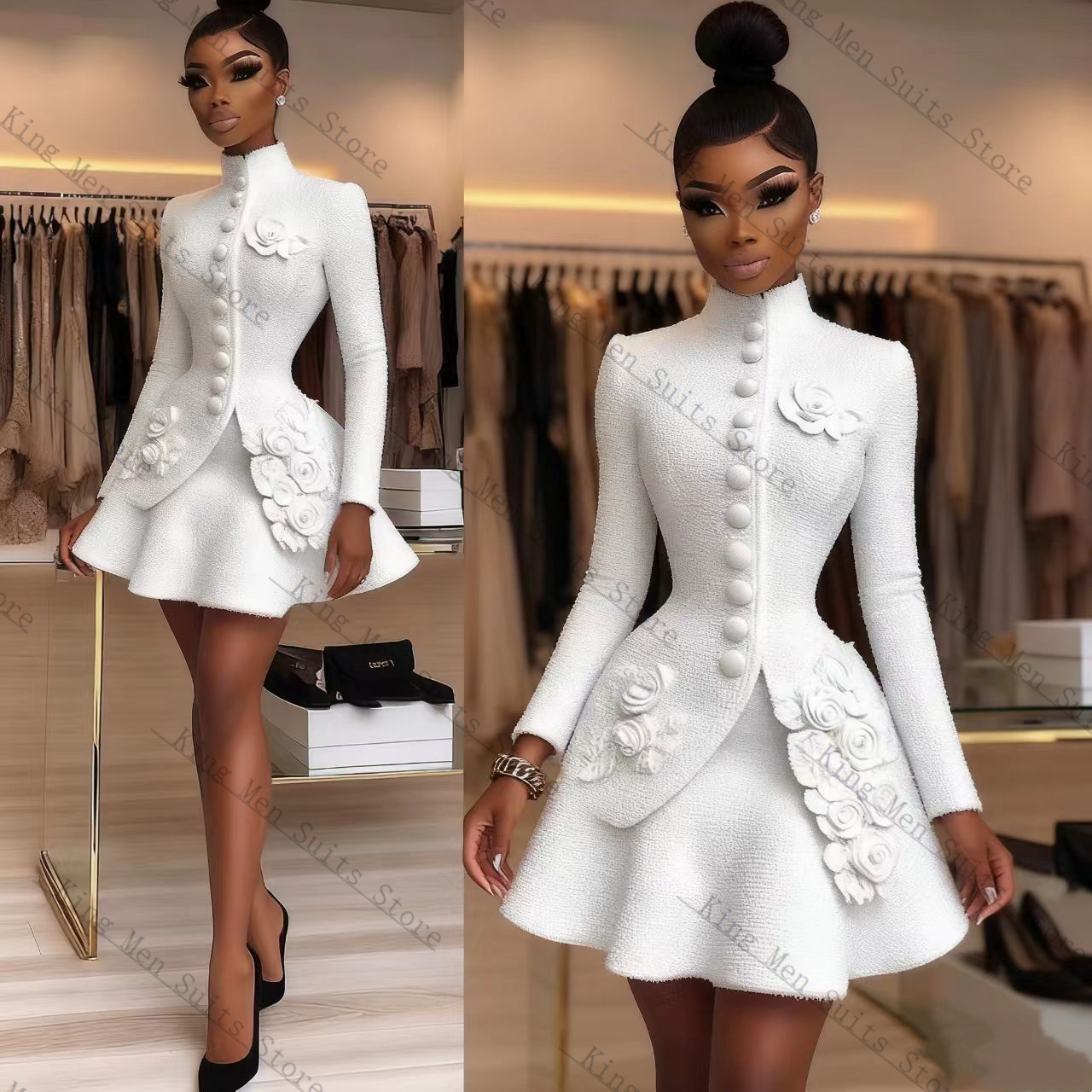 Lüks Beyaz Kadın Takım Elbise  - Women'S Formal Wear For A Wedding incelemesi ve fiyatı
