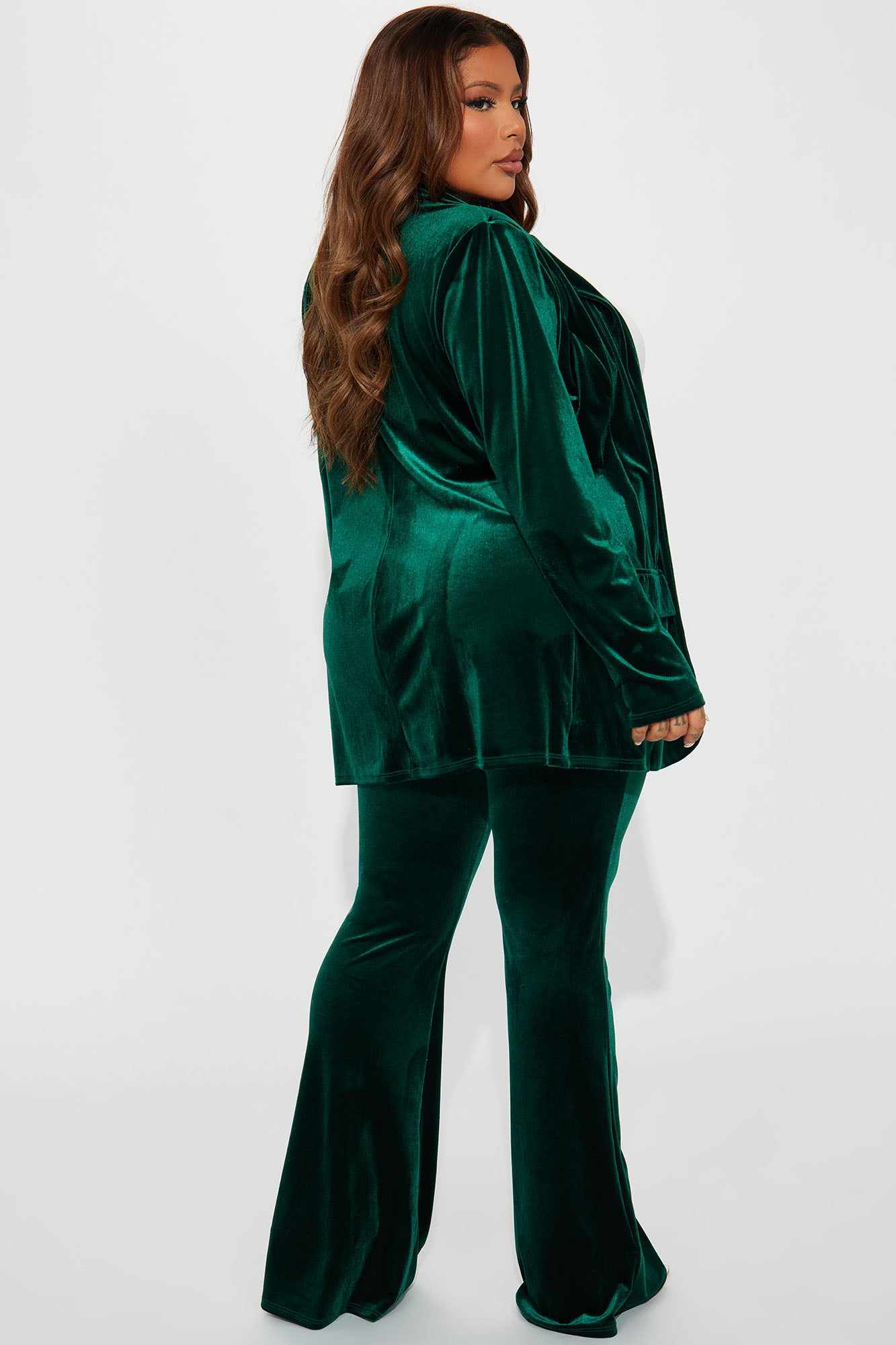 Yeşil Kadife Kadın Pantolon Ta - Women'S Green Formal Wear incelemesi ve fiyatı