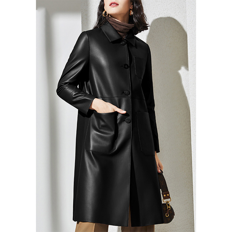 Kadın Büyük Beden Deri Trençko - Large Women'S Formal Wear incelemesi ve fiyatı